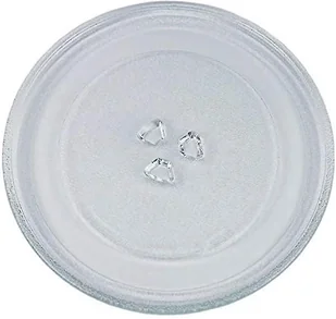 Uniwersalna płyta szklana gramofonu mikrofalowego z 3 oprawami, 245 mm - Akcesoria i części do mikrofalówek - miniaturka - grafika 1