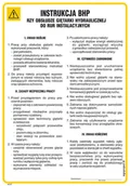 Instrukcje stanowiskowe BHP - IAC28 INSTRUKCJA BHP PRZY OBSŁUDZE GIĘTARKI HYDRAULICZNEJ DO RUR INSTALACYJNYCH, FN - FOLIA SAMOPRZYLEPNA; (245X350MM) - miniaturka - grafika 1