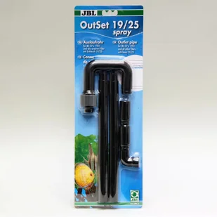 JBL zestaw z 2-częściowym ssawka do drukarki atramentowej rura wodna powrotu do akwariów, outset Spray, 60157 6179900 - Filtry akwariowe i akcesoria - miniaturka - grafika 1