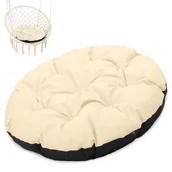 Poduszki ogrodowe - Wisząca poduszka na krzesło 60 cm poduszka na krzesło ogrodowe papasan poduszka na siedzenie krzesła grube poduszki do siedzenia do mebli rattanowyc.. - miniaturka - grafika 1