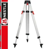 Sprzęt geodezyjny - Statyw aluminiowy lekki 90-170cm z libellą, samoblokujący NESTLE - miniaturka - grafika 1
