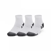 Skarpetki damskie - Skarpetki treningowe uniseks (3-pack) Under Armour UA Performance Cotton 3p Qtr - białe - miniaturka - grafika 1