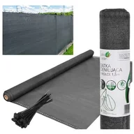 Akcesoria do ogrodzeń - Siatka SASKA GARDEN 110G/M2 1.5 x 25 m Ciemnoszary - miniaturka - grafika 1