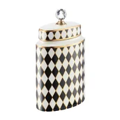 Pojemniki kuchenne - Pojemnik dekoracyjny ceramiczny owalny 32 cm MIKO - miniaturka - grafika 1