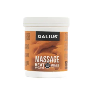 Olej stały do masażu i terapii powięziowej - GALIUS Heat, rozgrzewający - 500 ml - Żele i maści lecznicze - miniaturka - grafika 1