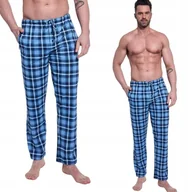 Piżamy damskie - Spodnie Piżamowe Męskie Cornette 691 3XL / 54 Granatowy - miniaturka - grafika 1