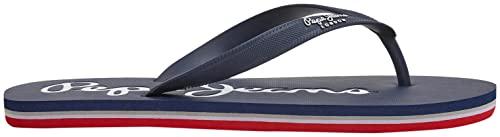 Pepe Jeans Męskie klapki Bay Beach Basic M Ss23, granatowy, 43 EU