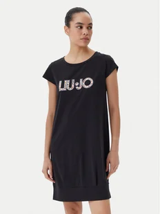 Liu Jo Beachwear Sukienka codzienna VA5194 JS003 Czarny Regular Fit - Sukienki - miniaturka - grafika 1