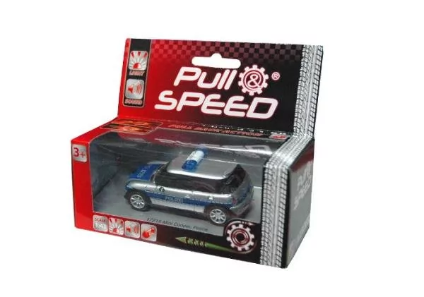 Carrera Pull&amp;Speed Sound &amp Light Police mix wzorów