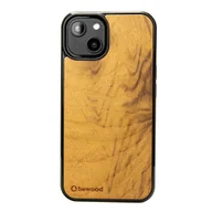 Etui i futerały do telefonów - Drewniane Etui Bewood iPhone 14 IMBUIA - miniaturka - grafika 1