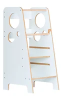 Krzesełka do karmienia - Kitchen Helper/Pomocnik kuchenny biały MDF BKM+ - miniaturka - grafika 1