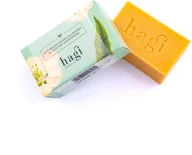 Kosmetyki do kąpieli - Hagi Naturalne Mydło Oliwkowe Ze Złotymi Drobinkami, 100g - miniaturka - grafika 1