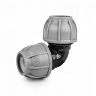 Akcesoria hydrauliczne - BRADAS Kolanko do rur PE 32mm 90° PN10 Bradas 7278 DSRA10K3232 - miniaturka - grafika 1