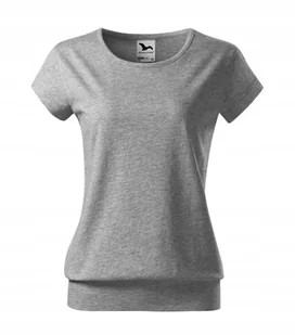 Koszulka bluzka damska t-shirt City szary L - Bluzki damskie - miniaturka - grafika 1