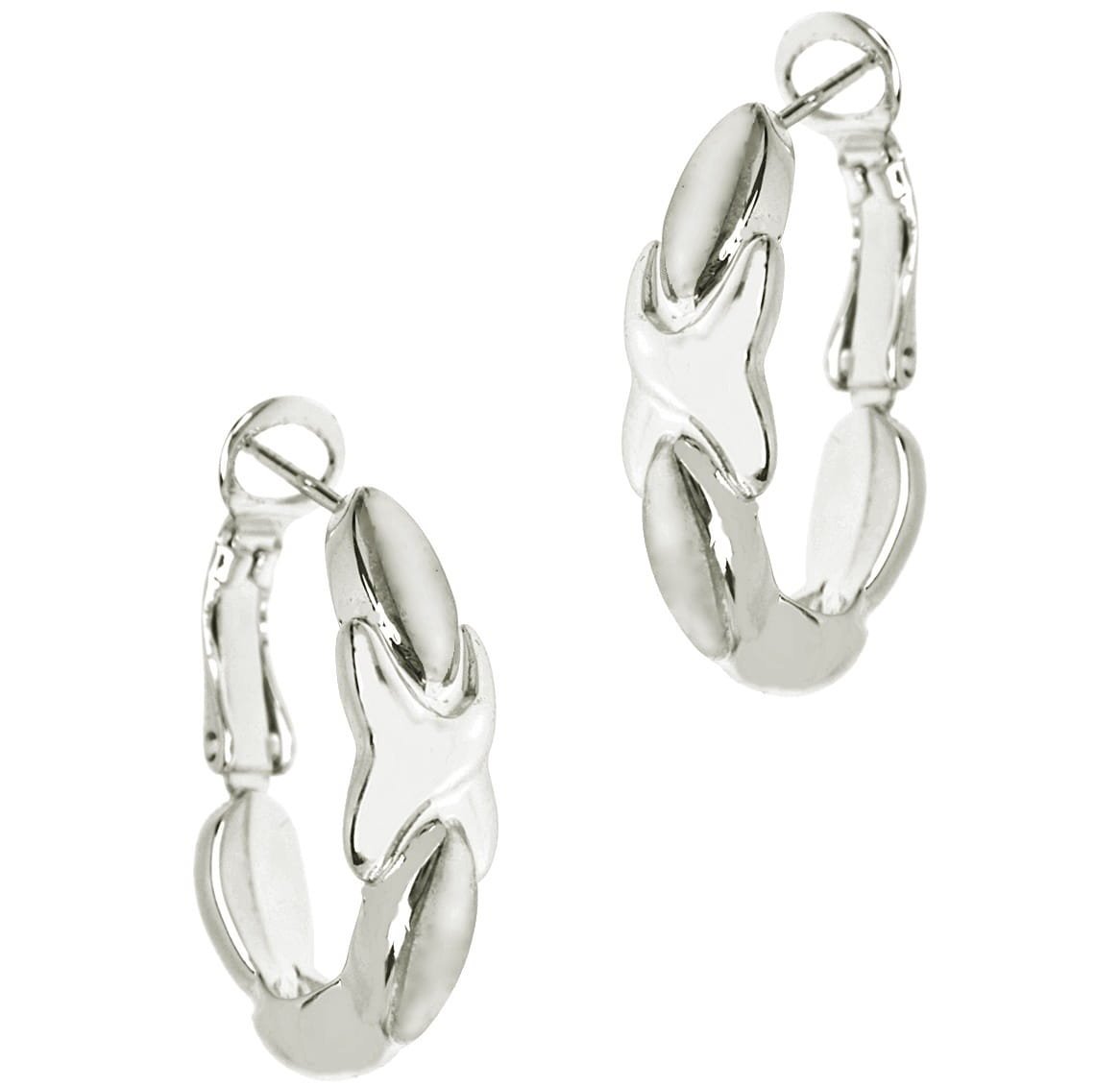 Kolczyki półkoła (P6585AG)