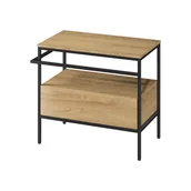 Szafki łazienkowe - Zestaw mebli łazienkowych Komfort Garda 80 cm jasne drewno - miniaturka - grafika 1