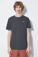Koszulki męskie - Columbia t-shirt bawełniany North Cascades kolor szary z nadrukiem 1834041 - miniaturka - grafika 1