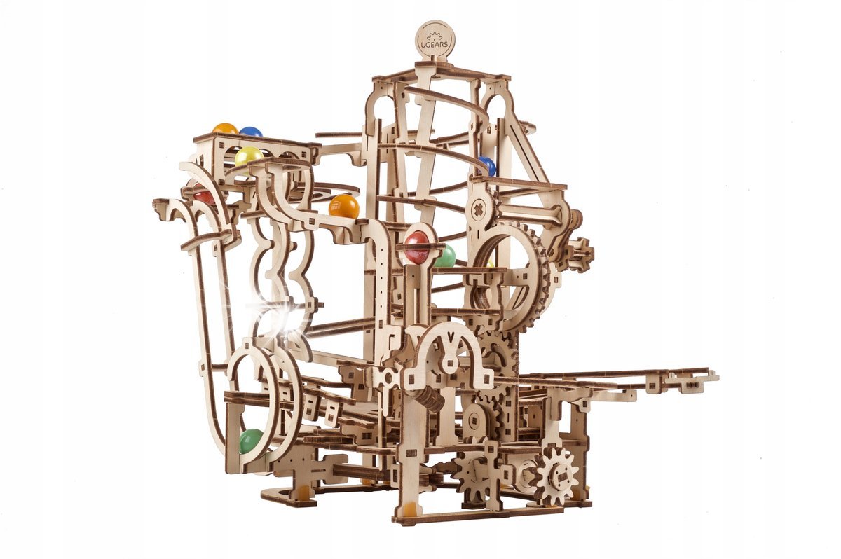 Puzzle 3D Tor Kulkowy Wyciągnik Spiralny Ugears