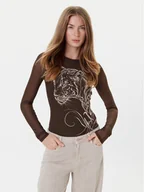 Body - Guess Body W5YP06 KCZC2 Brązowy Regular Fit - miniaturka - grafika 1