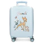 Walizki - Joumma Disney Before The Bloom walizka kabinowa niebieska 33 x 50 x 20 cm sztywne zapięcie szyfrowe z boku ABS 28,4 kg 2 kg 4 koła podwójny bagaż ręczny, Niebieski, walizka kabinowa - miniaturka - grafika 1