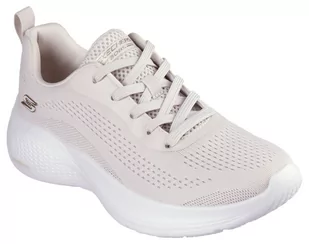 SKECHERS DAMSKIE BEŻOWE BUTY SPORTOWE BOBS Sport Infinity 38 - Półbuty damskie - miniaturka - grafika 1