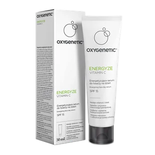 Oxygenetic Energyze Vitamin C, energetyzujące serum do twarzy na dzień, SPF 15, 50 ml - Serum do twarzy - miniaturka - grafika 1