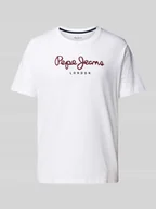 Koszulki męskie - T-shirt z nadrukiem z logo - miniaturka - grafika 1