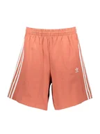 Spodnie sportowe damskie - adidas Szorty dresowe w kolorze pomarańczowym - miniaturka - grafika 1