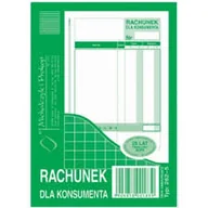 Druki akcydensowe - Michalczyk&Prokop RACHUNEK DLA KONSUMENTA, A6 (WIELOKOPIA) - miniaturka - grafika 1