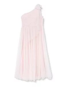 Gina Bacconi Damska sukienka koktajlowa z tiulową kokardą na ramionach, różowy, 40 - Sukienki - miniaturka - grafika 1
