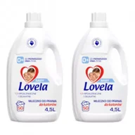 Środki do prania - Lovela Baby hipoalergiczne mleczko do prania ubranek niemowlęcych i dziecięcych do kolorów Zestaw 2 x 4.5 l - miniaturka - grafika 1