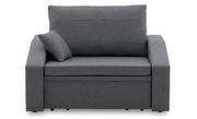 Fotele - Fotel rozkładany do salonu, Vertico, 90 cm, ciemny szary - miniaturka - grafika 1