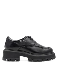Sergio Bardi Oxfordy RST-B1026-01SB Czarny - Półbuty damskie - miniaturka - grafika 1