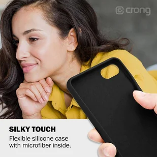 Crong Color Cover - Etui iPhone SE (2022/2020) / 8 / 7 (czarny) - Etui i futerały do telefonów - miniaturka - grafika 10