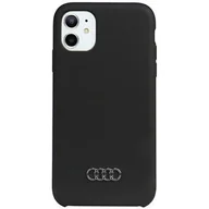 Etui i futerały do telefonów - Audi Silicone Case iPhone 11 / Xr 6.1" czarny/black hardcase AU-LSRIP11-Q3/D1-BK - miniaturka - grafika 1