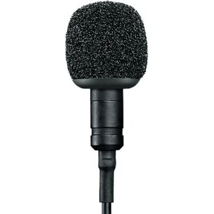 Shure MVL-3,5 mm przypinany mikrofon kondensatorowy lavalier z wejściem jack 3,5 mm do mobilnego nagrywania za pomocą smartfona lub tabletu MVL-3.5MM - Mikrofony estradowe - miniaturka - grafika 2