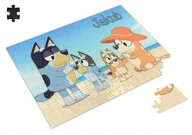 Puzzle - PUZZLE Bluey Blu Piesek Pies Bajka Bluu + IMIĘ Pudełko 120 el. #22 - miniaturka - grafika 1