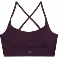 Biustonosze - Biustonosz sportowy damski 4FAW23USBAF079 4F - miniaturka - grafika 1