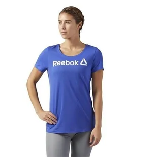 Koszulka treningowa damska Reebok Scoop Neck - Koszulki i topy damskie - miniaturka - grafika 1