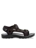 Sandały damskie - Jack Wolfskin Sandały Wave Breaker 4050291 Czarny - miniaturka - grafika 1