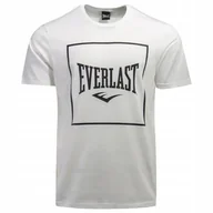 Koszulki męskie - KOSZULKA męska T-SHIRT EVERLAST z krótkim rękawem 100% bawełna biała XXL - miniaturka - grafika 1