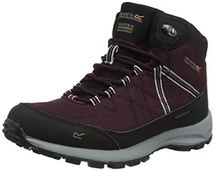 Regatta Damskie buty trekkingowe Samaris Lite damskie, Czarny figowy, 38.5 EU - Buty trekkingowe damskie - miniaturka - grafika 1