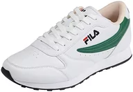 Trampki męskie - FILA Męskie trampki Orbit Sneaker, White-Verdant Green, 40 EU - miniaturka - grafika 1