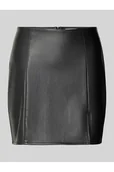 Spódnice - Spódnica mini z imitacji skóry z rozcięciem model LENI - Only - miniaturka - grafika 1
