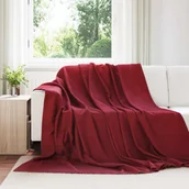 Koce - Koce narzutowe 24 pcs Bordeaux Czerwony 270 x 240 cm Polar - miniaturka - grafika 1