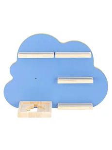 Profiline Półka ścienna w kolorze błękitnym na soundbox - szer. 48 x 35 cm - Zestawy mebli dla dzieci - miniaturka - grafika 1