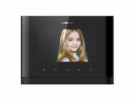 Wideodomofony - Commax Monitor 7" głośnomówiący CDV-77M BLACK - miniaturka - grafika 1