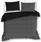 Pościel - Pościel Dwustronna 200X220 Primo Szaro-Czarna 2485 - miniaturka - grafika 1