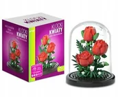 Klocki - Klocki kwiaty Róże pod kloszem 221el 136924 - miniaturka - grafika 1