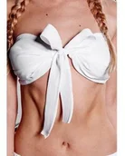 Bielizna sportowa damska - Biustonosz na saunę ASILI w 100% naturalna bawełna Yeye S Biały - miniaturka - grafika 1